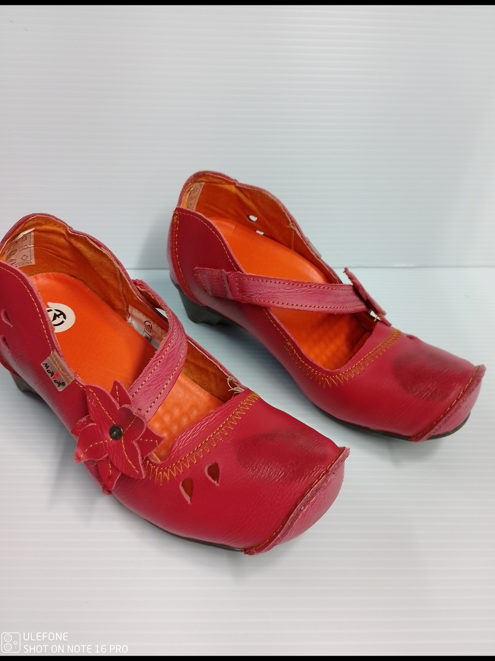 Women’s Maia Floral Strap Flats in Pink